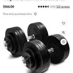 Dumbbells 200lbs 