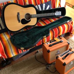 Super mint Martin Acoustic Electric Road Series Guitar