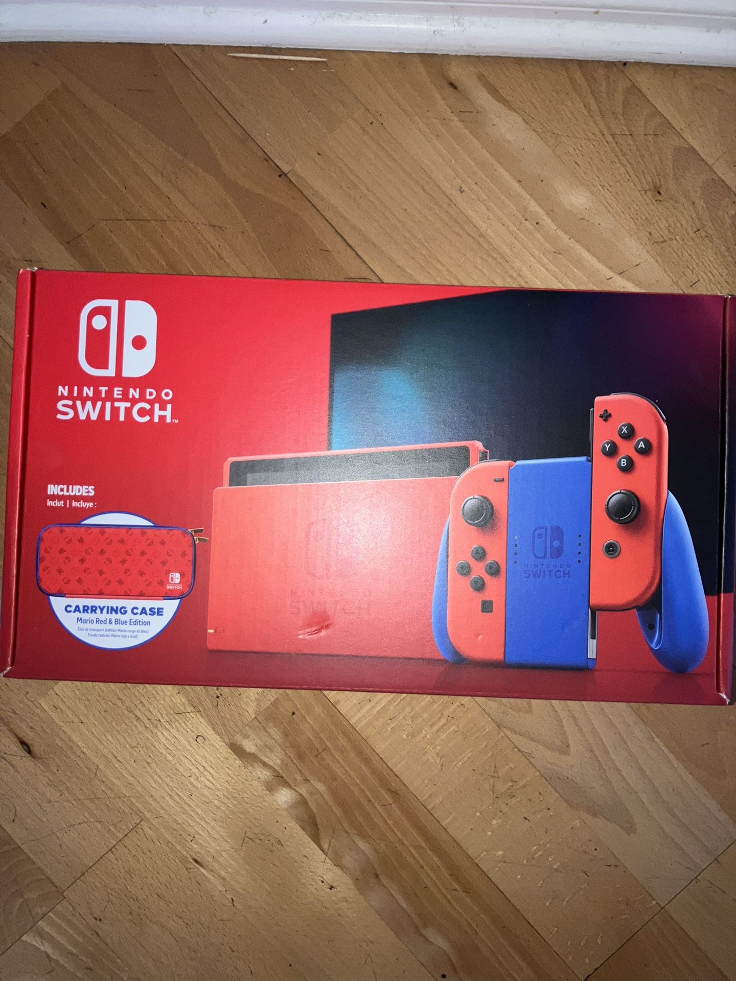 Nintendo Switch Mario Edition (WITH CASE)