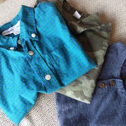 5T Boys Cotton Three Tops