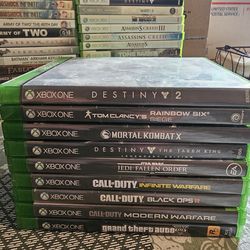 Microsoft Xbox One Video Game Lot Bundle