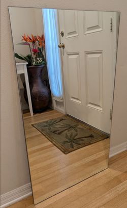 Classic Rectangular Frameless Wall Mirror