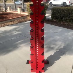 Synergee Custom Fitness Delta 10 Heavy Duty Dumbbell Rack 