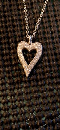 Brighton diamond heart necklace