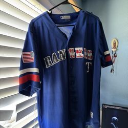 Vintag Texas Rangers Jersey Size Large 
