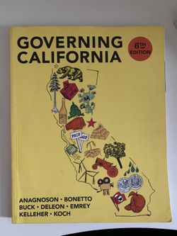 Governing California 6th edition