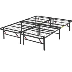 Foldable Metal Bed Frame King Size