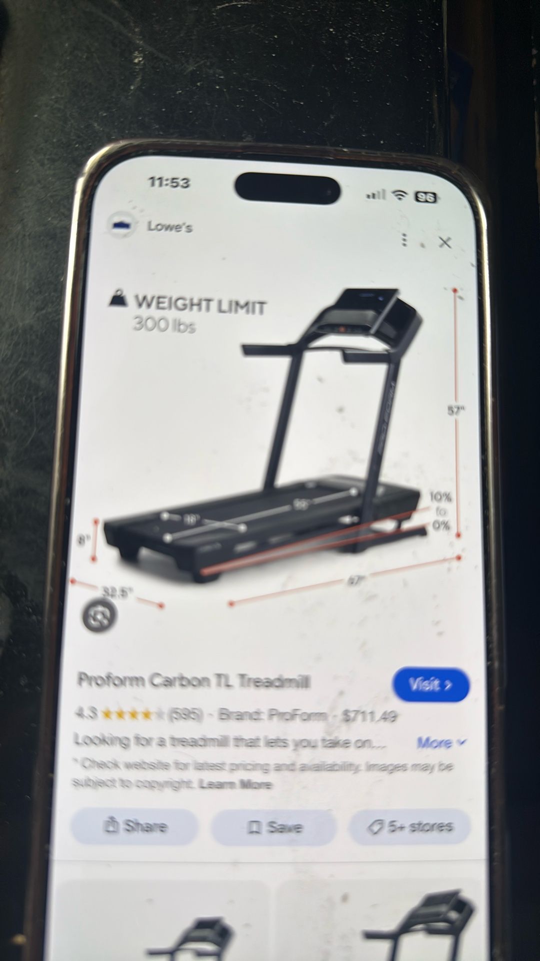 Pro Form Treadmill