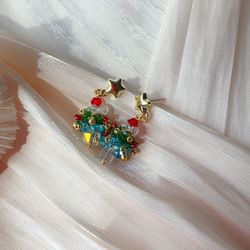 Christmas Earrings Cute Snowman Earrings for Women Teens Girls Gold Dangle Drop Earrings Xmas Studs Earrings Jewelry Gifts