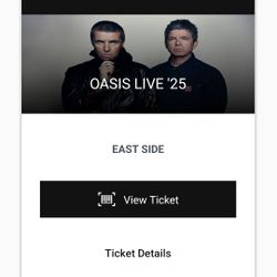 Oasis Rose Bowl tickets Sunday 9/7/25 - Lower section, Great view of stage 