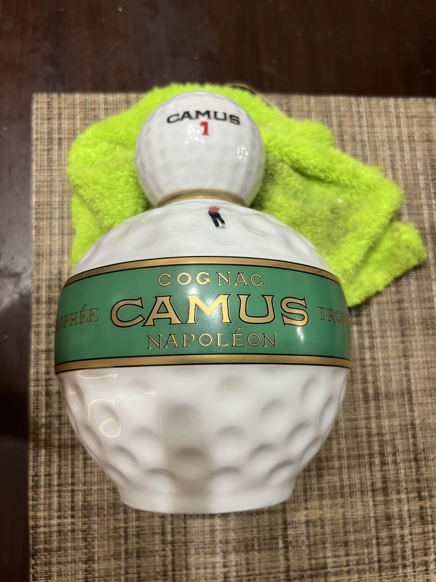 Vintage Camus 1 Cognac Bottle By Limoges France 22k