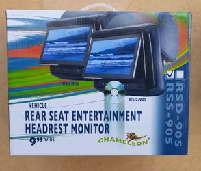 NEW! 9" LCD rear seat Entertainment Headrest