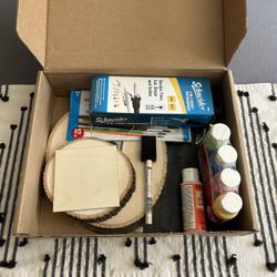 Wood Burning Art Box