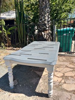 Free White Painted Wood Dining Table