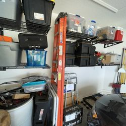 Werner 8 ft. H X 26.84 in. W Fiberglass Step Ladder Type IA Twin Steps 300 lb. cap.