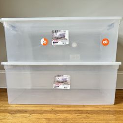 (2) XL Storage Bins