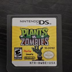 Plants Vs Zombies Nintendo DS Game
