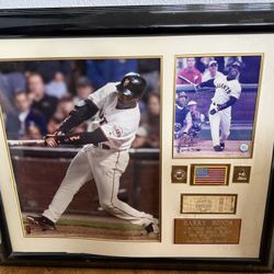 **rare**Barry Bonds Framed Auto 