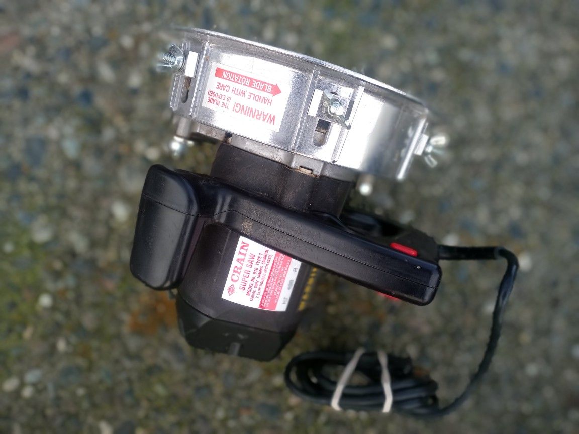 Crain 810 Super Saw. Excellent Condition The Carbide Teeth All Look Good. For Pick Up Fremont Seattle. No Low Ball Offers Please. No Trades