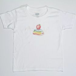 ABC 123 White Short Sleeve T-Shirt Unisex 3T, Never Worn!