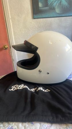 Biltwell Gringo Full Face Helmet – Gloss White