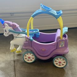 Little tikes Unicorn Carriage, Mint Condition