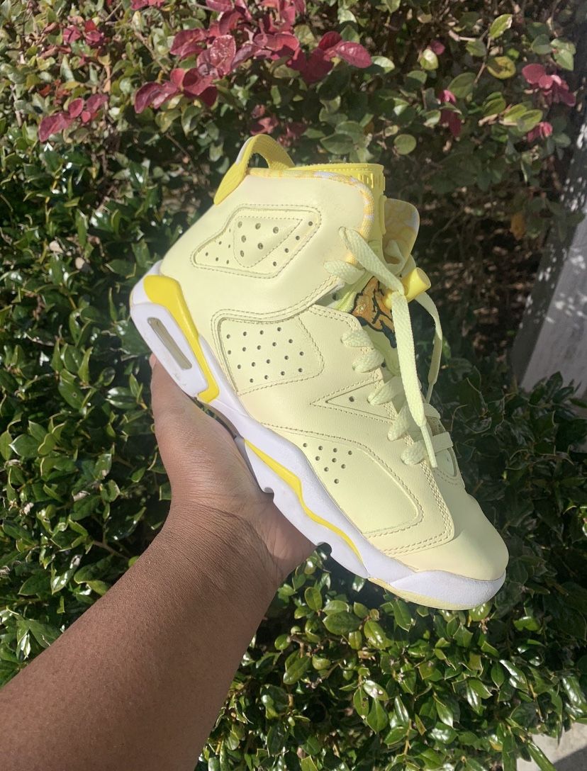 Jordan 6 Retro Dynamic Yellow Floral (GS)