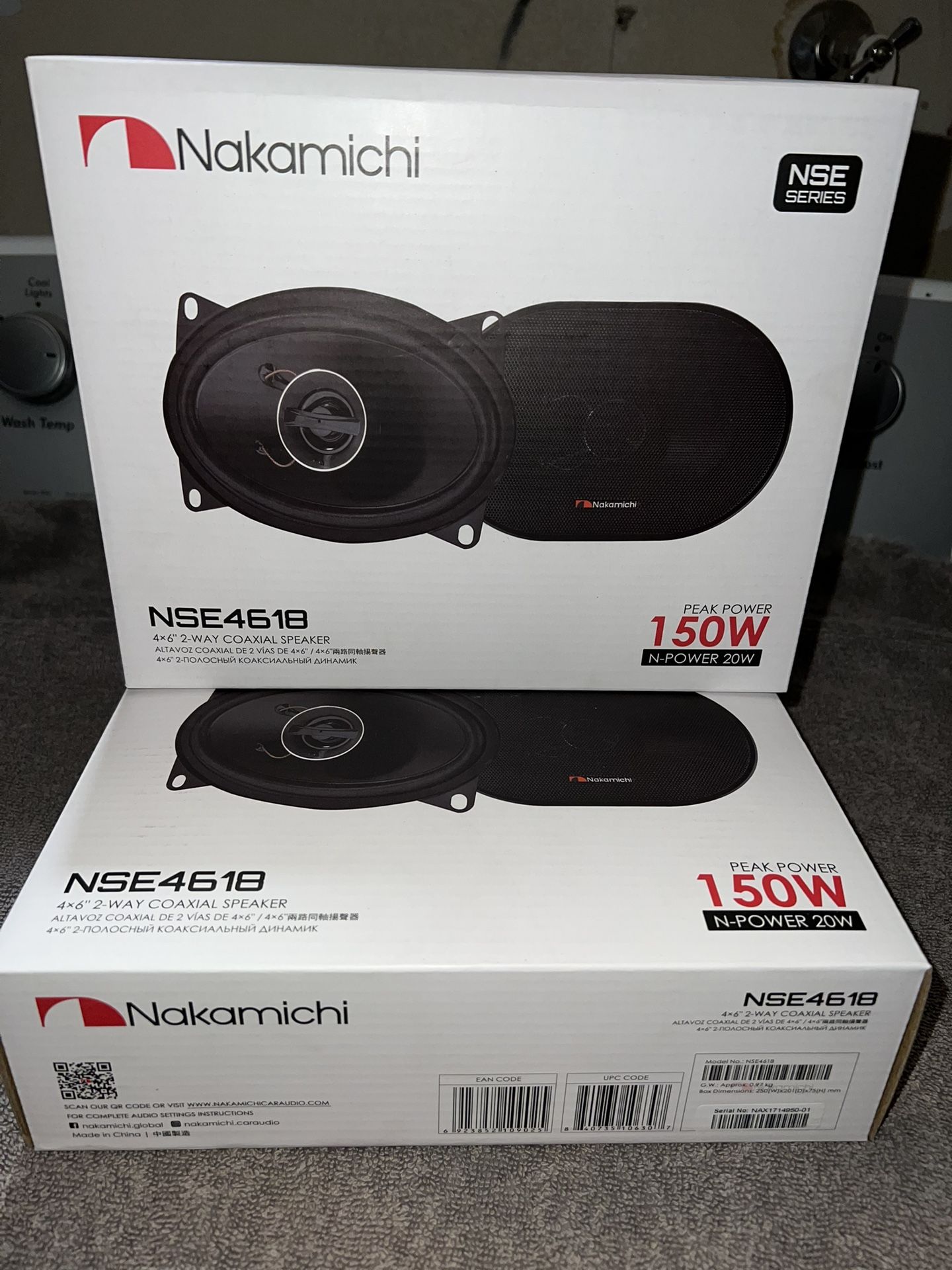 Nakamichi 4x6 Speakers