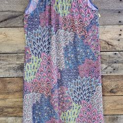 IVEY LANE SLEEVELESS DRESS MULTI COLOR