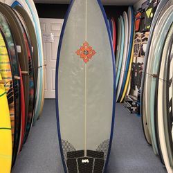 5’11” Slippa Fish Surfboard by 40 Toes, used