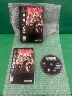 Resident Evil Long Box PlayStation One PS1 With Directors Cut Disc