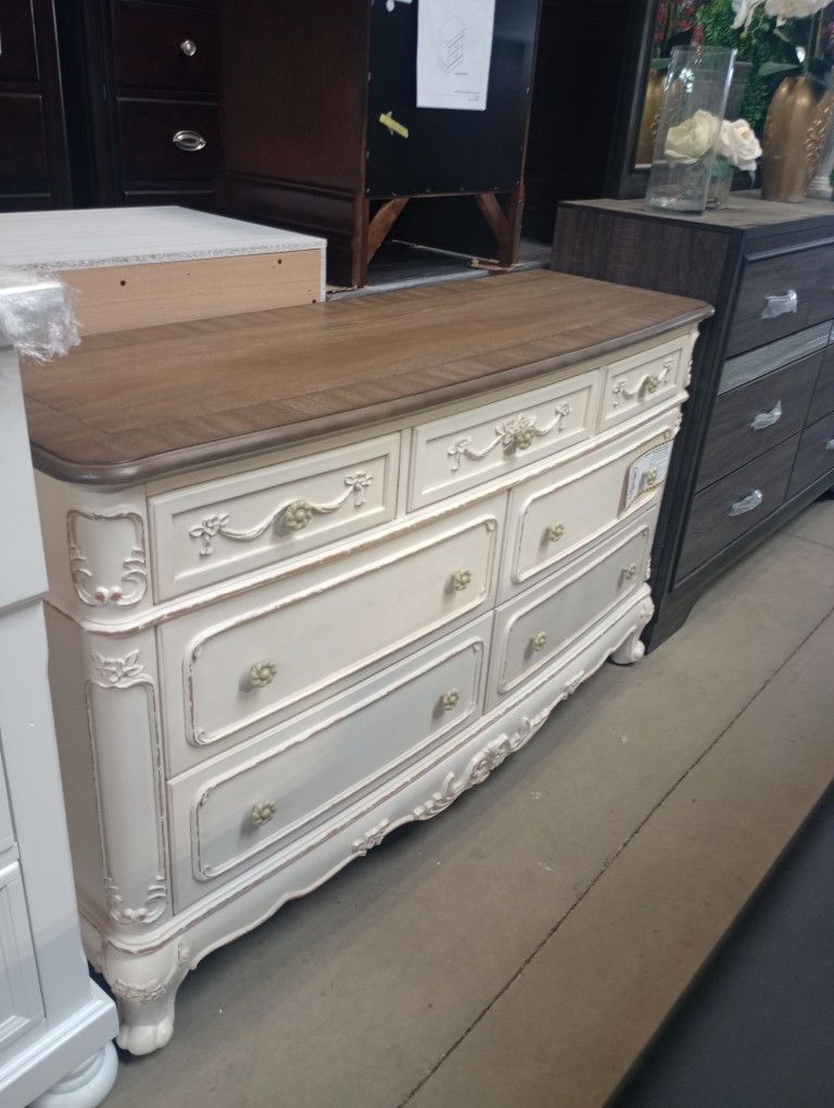 Elegant Distressed Dresser