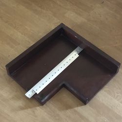 Pottery Barn Floating Corner Shelf 