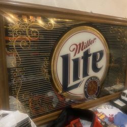 Miller Lite Bar Mirror