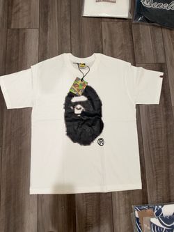 BAPE Pixelated Ape Head White T-Shirt