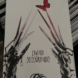 Edward Scissorhands (1990) Movie Metal Tin Sign 8”x12”