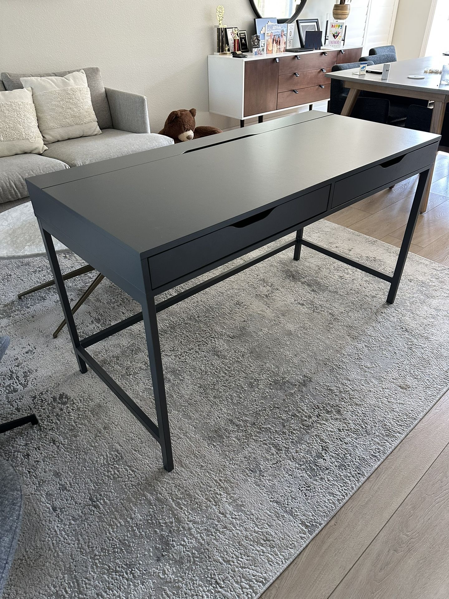 IKEA ALEX Desk, dark gray, 52x22 7/8 "