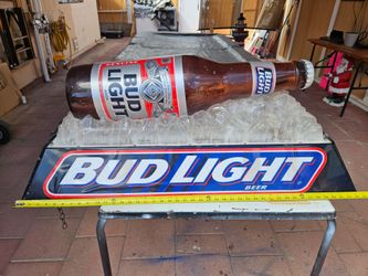 Vintage Bud Light Beer Sign