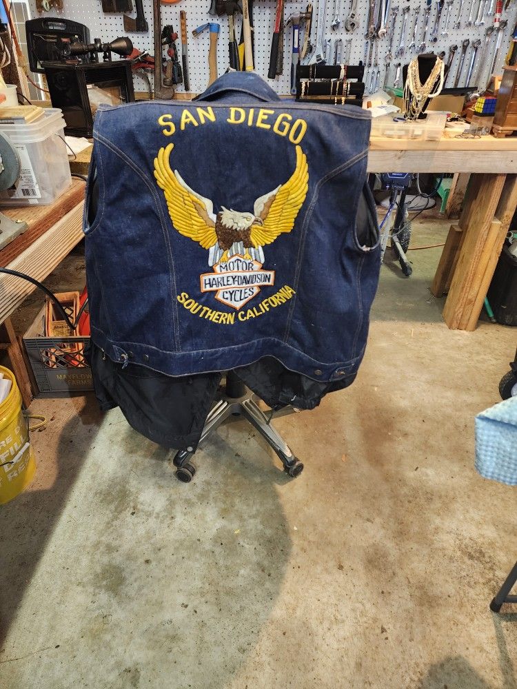Harley Davidson Levi Sleeveless Jacket