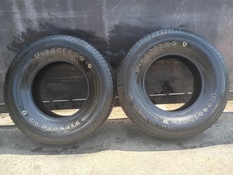 2 (two) 16” Firestone Destination LE3 Tires