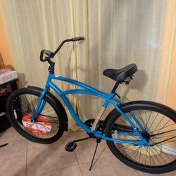 26" Huffy Cranbrook Adult Cruiser Bike, Comfort Saddle Matte Blue New never used