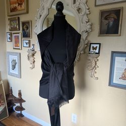 New Rap Shall Throw Scarf, Louis Vuitton Black