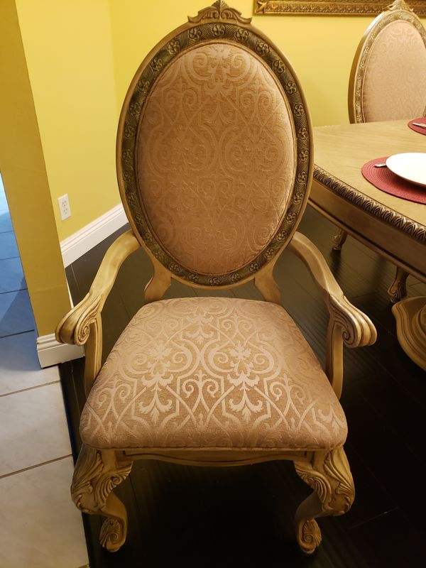 6 Piece Aico La Francaise Versailles Dining Room Table By Michael 6 Piece Aico La Francaise Versailles Dining Room Table By Michael Amini For In Pompano Beach Fl Offerup