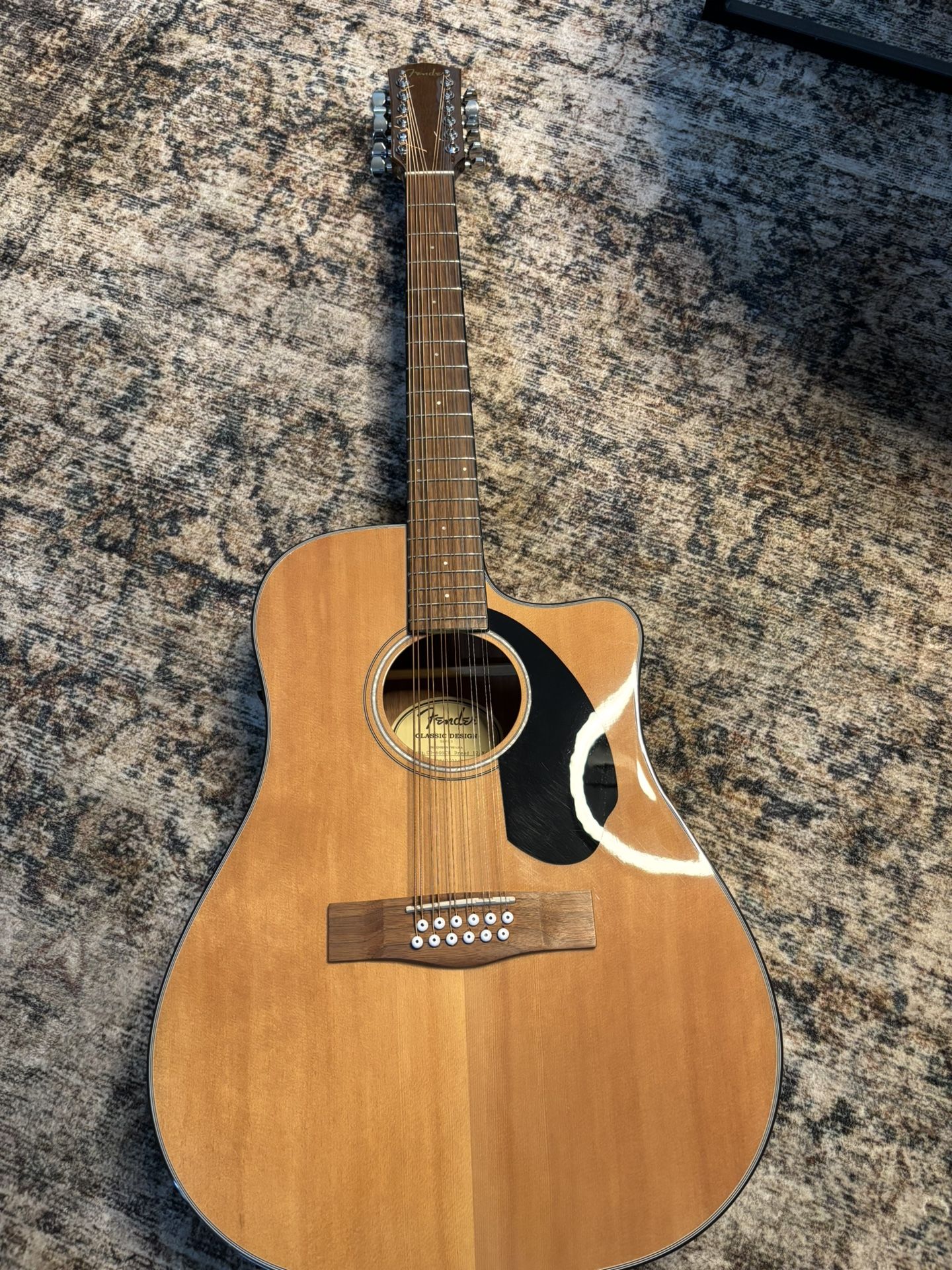 12 string fender acoustic guitar 