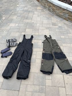 Snow Pants And Gloves 