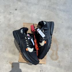 Size 12 Men Off-white Prestos Black