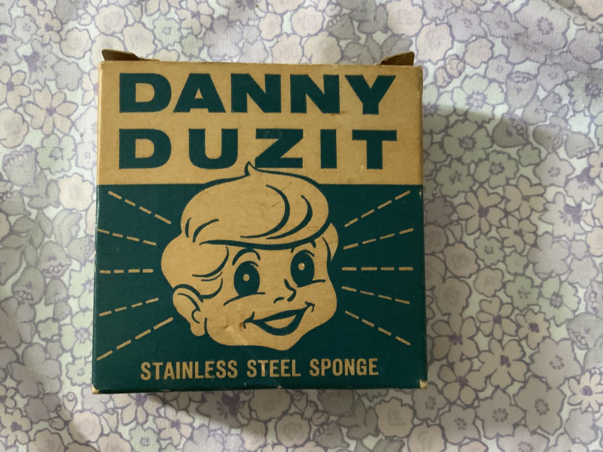 Vintage Danny Duzit Stainless Steel Sponge 1930s Original Box - $10 (Sarasota)