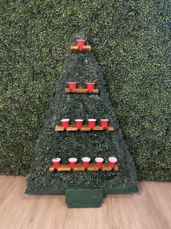 12 Shots Of Christmas Tree with Shot Glasses