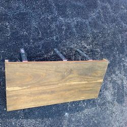 Wooden Board with Metal Brackets/ base / DELIVERY NEGOTIABLE