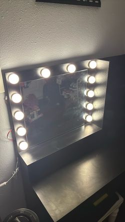 Vanity with lights